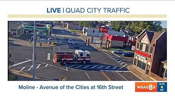 Moline Police say a woman in a van on 16th Street heading south and then trying to turn east onto …