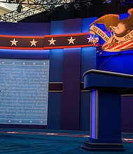 The second presidential debate will be held virtually, the Commission on Presidential Debates announced Thursday morning in the wake of President Donald Trump's positive test for coronavirus.
Credit:	Eric Baradat/AFP/Getty Images