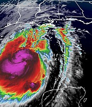 Hurricane Delta is bearing down on the same area that was devastated by Hurricane Laura just six weeks ago.
Credit:	cnn weather