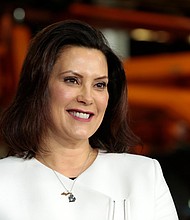 Six men were charged Thursday in an alleged plot to kidnap Michigan Democratic Gov. Gretchen Whitmer, according to a federal criminal complaint.
Credit:	Jeff Kowalsky/Bloomberg/Getty Images