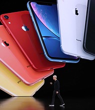 The upcoming release of the new Apple iPhone 12 may be a tough sell now more than ever./Credit:	Justin Sullivan/Getty Images