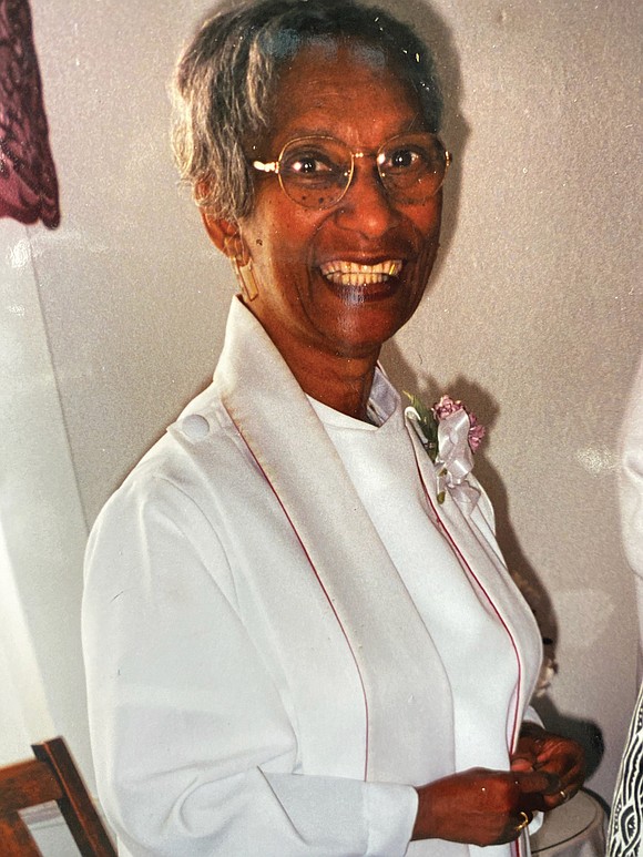 The Rev. Delores McFadden Robinson Seay, an associate minister at Triumphant Baptist Church who devoted herself to volunteer service at …