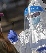 The US is approaching 8 million Covid-19 cases and the pace of new infections signals a tough winter.
/Credit:	Matt Stone/Media News Group/Boston Herald