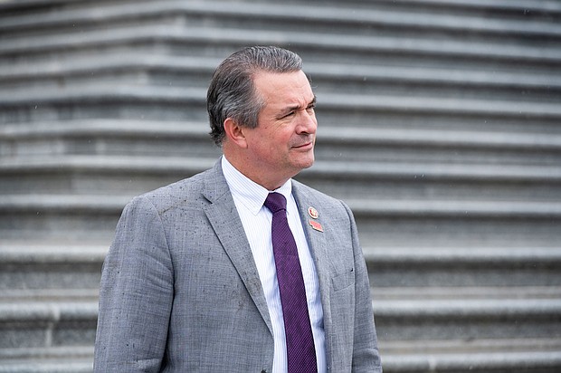 The tide has turned against Donald Trump in the Omaha suburbs, which is imperiling Republican Rep. Don Bacon. The sophomore Republican is locked in a rematch with Democrat Kara Eastman, whom he defeated by just a couple points in 2018./Credit:	Bill Clark/CQ-Roll Call, Inc/Getty Images