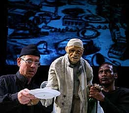 “Woyzeck on the Highveld,” by Handspring Puppet Company of South Africa. Directed and with animations by William Kentridge. Photo (c) Ruphin Coudyzer FPPSA
