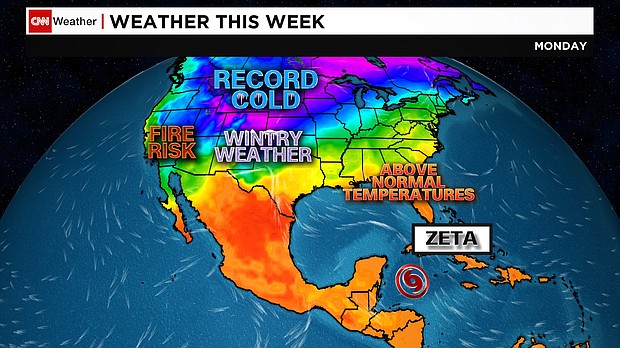 Irvine, California, issues evacuation order to about 60,000 people as Silverado Fire spreads.
Credit:	CNN