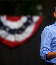 Obama offers blistering criticism of Trump over coronavirus: 'He's jealous of Covid's media coverage.'
Credit:	Mark Makela/Getty Images