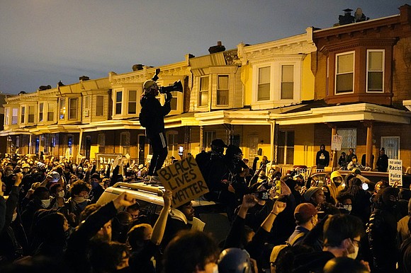 The Philadelphia Police Department requested that residents in seven districts to stay indoors as demonstrators took to the streets for …