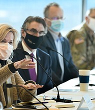 Dr. Birx slams the lack of mask usage in North Dakota, where Covid-19 is soaring.
Credit:	Mike McCleary/The Bismarck Tribune/AP