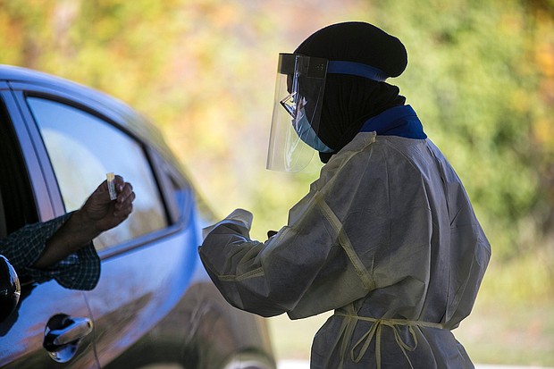 In just a week, the fall coronavirus surge added nearly half a million cases to the US total.
Credit:	Liz Dufour/The Enquirer/Imagn/USA Today