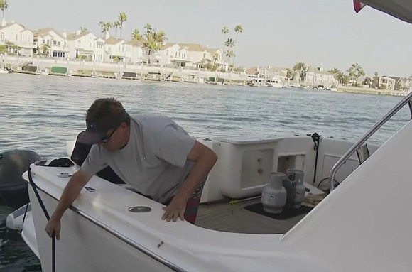 Six people were on board during a boat explosion in Huntington Beach on Sunday afternoon.