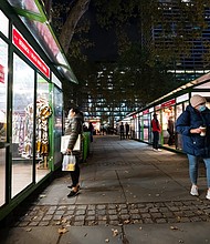 Another stimulus deal is likely coming -- but it may not be in time for the holidays. People shop in Bryant Park as the city continues the re-opening efforts following restrictions imposed to slow the spread of coronavirus on October 31, 2020 in New York City/Credit:	Noam Galai/Getty Images