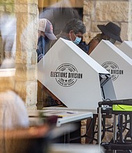 One day before an election in which the coronavirus pandemic has consistently ranked as the most important issue before voters, several battleground states are seeing their highest average in new cases.
Credit:	Sergio Flores/Getty Images