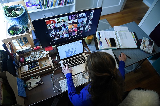 There were also some notable market losers on Nov. 9: companies that have benefited from the work-from-home and stay at home trends. Video conferencing giant Zoom plunged 15%. So did shares of interactive exercise equipment company Peloton.
Credit:	Olivier Douliery/AFP/Getty Images