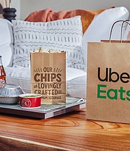 Chipotle, Uber Eats and Hinge are teaming up to create a new menu that encourages dining during distant dates.
Credit:	Uber Eats