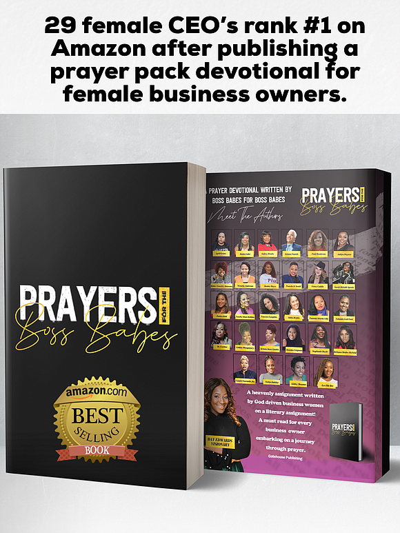 29 female CEO’s Rank #1 On Amazon After Publishing A Prayer Pack Devotional For Female Business Owners.