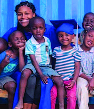 Sophia Andrews Takes High School Graduation Pics With Children