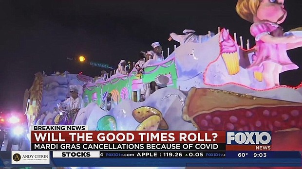 Mobile, AL has not canceled its 2021 Mardi Gras, according to the city's mayor..
Credit:	WALA