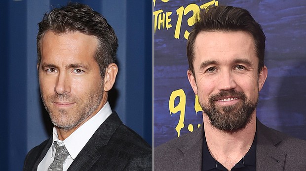 Actors Ryan Reynolds and Rob McElhenney are set to complete a takeover of the Welsh soccer team./Credit:	Getty Images