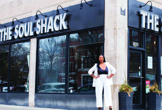 Keisha Rucker, co-owner of The Soul Shack, in Hyde Park, said the menu for the restaurant is everything she would cook on Thanksgiving for her family and friends. Photo courtesy of Keisha Rucker