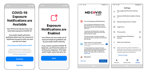 Governor Larry Hogan today announced that since the Maryland Department of Health launched MD COVID Alert last week, more than ... Governor Larry Hogan today announced that since the Maryland Department of Health launched MD COVID Alert last week, more than ...