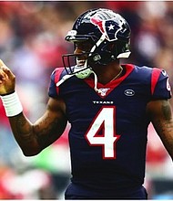 Houston Texans quarterback Deshaun Watson