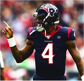 Houston Texans quarterback Deshaun Watson was named AFC Offensive Player of the Week by the NFL after Sunday’s victory of …