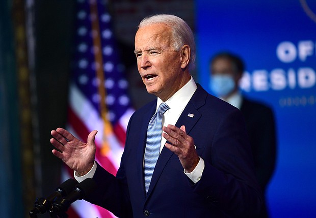 President-elect Joe Biden introduces key foreign policy and national security nominees and appointments at the Queen Theatre on November 24, 2020 in Wilmington, Delaware.
Credit: Mark Makela/Getty Images