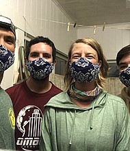 The crew (left to right): Matt Saunter; Matt Butschek II, Naomi Worcester and Charlie Thomas.
Credit: Courtesy DLNR