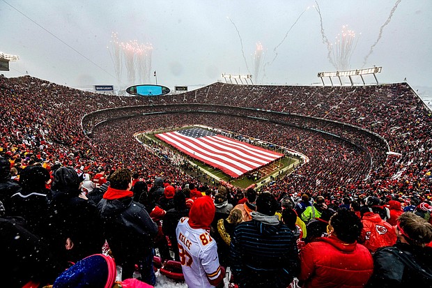 Dr. Anthony Fauci says "it's possible" places like Arrowhead Stadium in Kansas City can be filled to capacity again come September.
Credit:	Jason Hanna/Getty Images/FILE