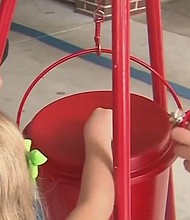 The Salvation Army has made some adjustments to the Red Kettle with fewer people signing up to ring a bell this year.
Credit:	WSMV