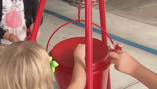 The Salvation Army has made some adjustments to the Red Kettle with fewer people signing up to ring a bell this year.
Credit:	WSMV