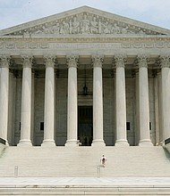 The Supreme Court won't take up the case challenging a school's policy allowing a transgender student to use the bathroom that corresponds with their identity.
Credit:	Alex Wong/Getty Images