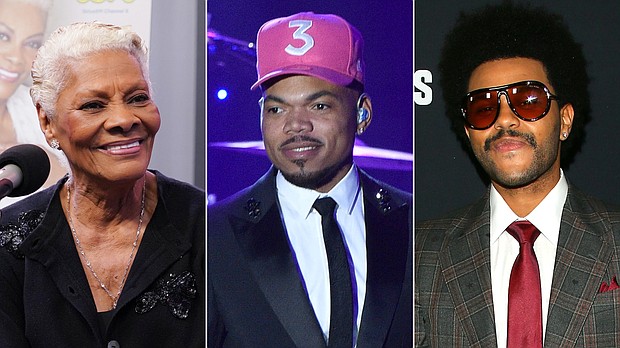 Dionne Warwick had some good-natured banter on Twitter with  Chance the Rapper and The Weeknd.
Credit:	Getty Images