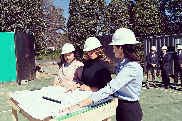 Melania Trump cheers new White House tennis pavilion amid ongoing pandemic.
Credit:	Melanie Trump/Twitter