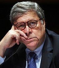 In this July 28, 2020, file photo, Attorney General William Barr appears before a House Judiciary Committee hearing on the oversight of the Department of Justice on Capitol Hill in Washington. He is considering leaving his post before President Donald Trump exits the office.
Credit:	Chip Somodevilla/AP