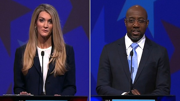 Kelly Loeffler and Raphael Warnock faced off in the Georgia Senate debate ahead of the runoff election.
Credit:	GPB PBS