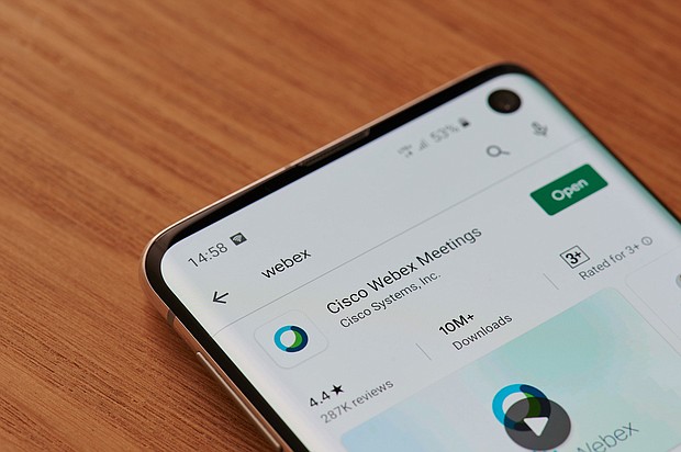 Webex beefs up its features to stay competitive with Zoom
Credit:	Shutterstock