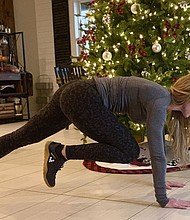 Doing mountain climbers is a high-intensity activity that will get your heart pumping.
Credit:	Courtesy Dana Santas