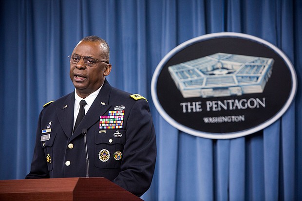 President-elect Joe Biden will begin trying to sell his choice for defense secretary, retired Army Gen. Lloyd Austin, to congressional Democrats who are balking at the prospect of waiving the requirement that the position be filled by someone who has been out of active-duty military service for at least seven years.
Credit: Allison Shelley/Getty Images