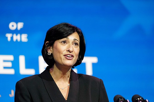 Dr. Rochelle Walensky has been selected to serve as director of the Centers for Disease Control and Prevention.
Credit: Susan Walsh/AP