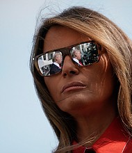 first lady Melania Trump
Credit:	Pablo Martinez Monsivais/AP