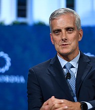President-elect Joe Biden is poised to tap Denis McDonough, seen here in 2018, to lead the Department of Veterans Affairs, a person familiar with the decision says, adding the longtime chief of staff to former President Barack Obama to his new Cabinet.
Credit: Riccardo Savi/Getty Images for Concordia Summit