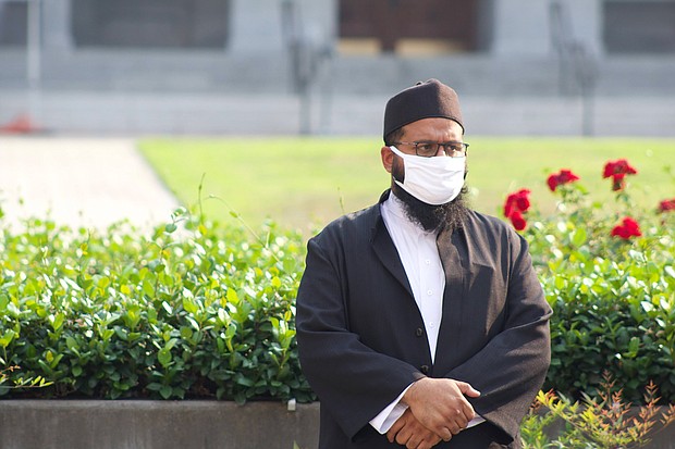 California appointed its first ever Muslim chaplain, Imam Mohammad Yasir Khan, to the state legislature.
Credit:	Courtesy of Alberto Mercado