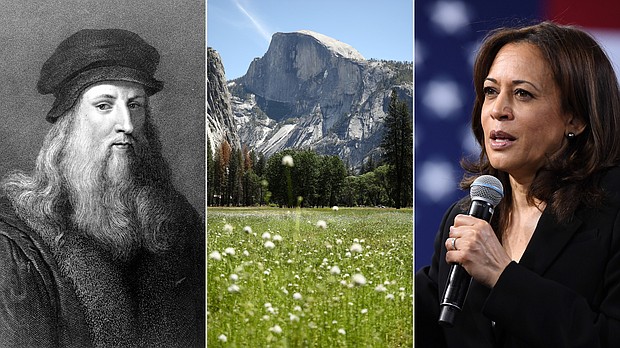 Leonardo da Vinci, Yosemite and Kamala Harris were all in the list of most mispronounced words this year.
Credit:	Hulton Archive/Getty Images