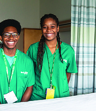 MedSTEM Pathways Interns from the Rush Education and Career Hub. Photo Courtesy of Rush Education and Career Hub (REACH)