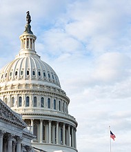 The US Capitol in the afternoon before lawmakers vote to pass a $900 billion coronavirus relief bill on December 21, 2020, in Washington, DC.
Credit: Cheriss May/Getty Images