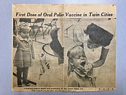 A newspaper article published in 1962 shows her receiving the oral polio vaccine in Minnesota.