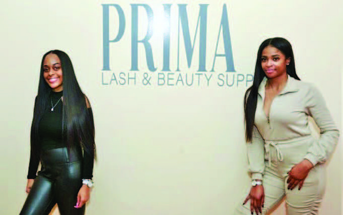 Whitney and Diamond Cumbo, owners of Prima Lash & Beauty Bar, have opened a second location in Bridgeport at 755 W. 35th St., across the street from their first location at 754 W. 35th St. Photo courtesy of Whitney and Diamond Cumbo/Prima Lash