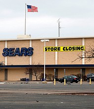 A Sears store that is going out of business in Livonia, Michigan on March 26, 2020.
Credit:	Jeff Kowalsky/AFP/Getty Images